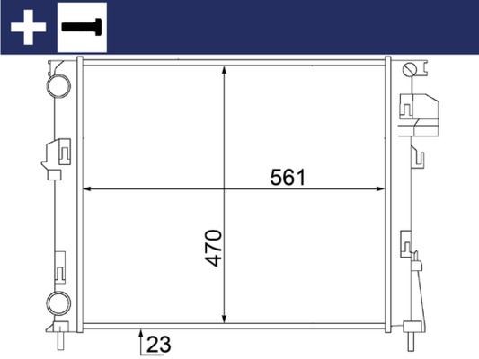 Opel Vivaro Motor Su Radyatörü MAHLE