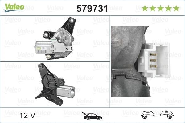 Opel Vivaro A Vivaro B Renault Trafic II Arka Silecek Motoru VALEO