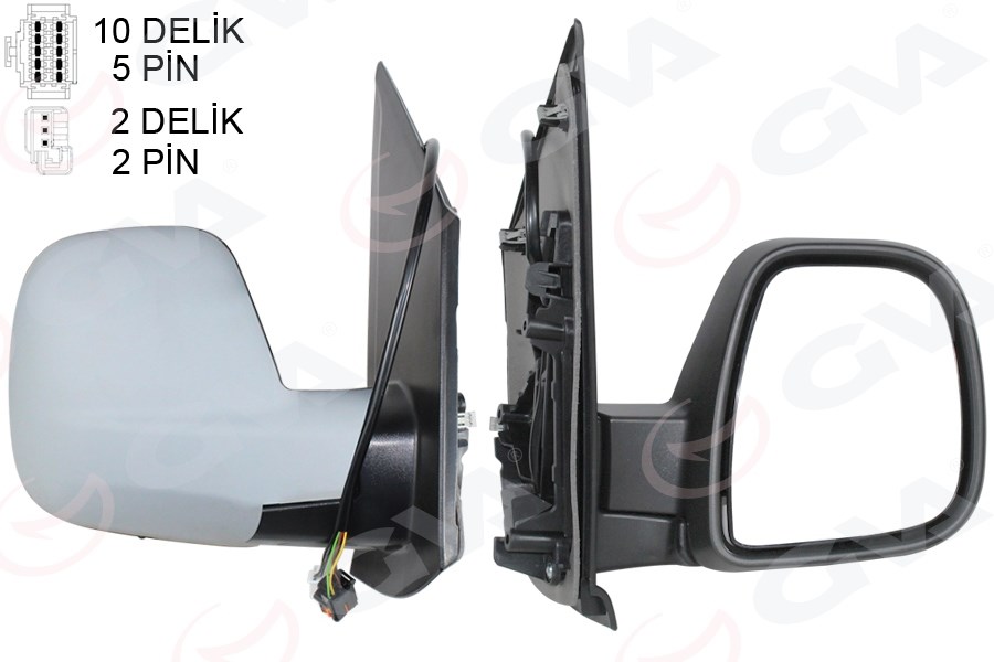 Opel Vivaro C Sağ Dış Dikiz Aynası Elle Katlanır Elektrikli Astarlı... GVA