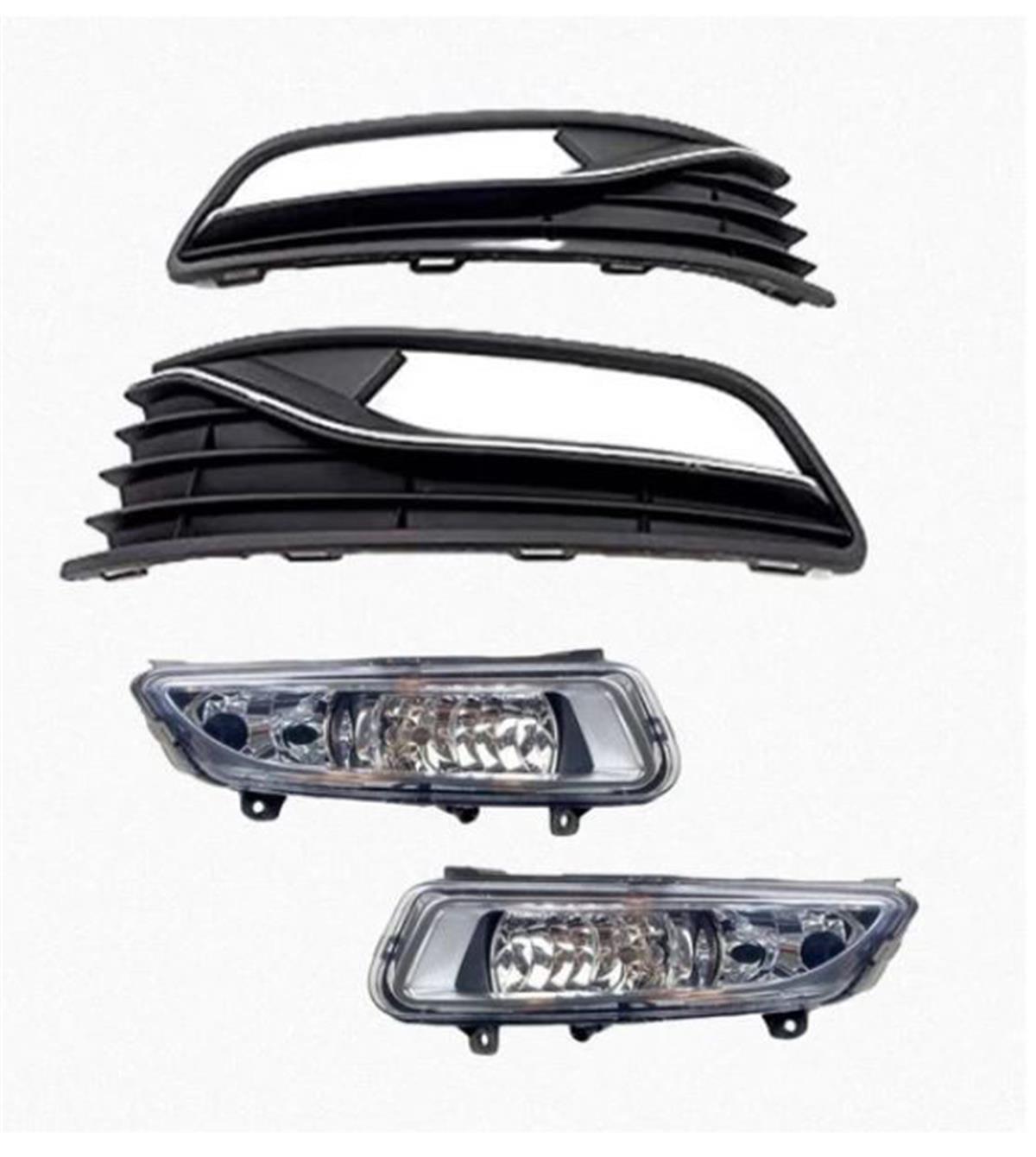 Vw Polo 2014-2016 Sis Lamba Seti Nikelajlı