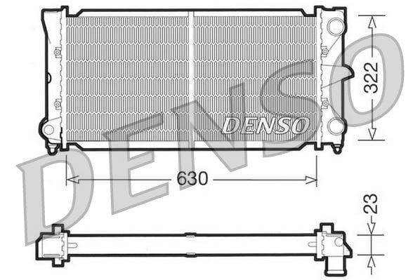 VW Passat 32B Motor Su Radyatörü DENSO
