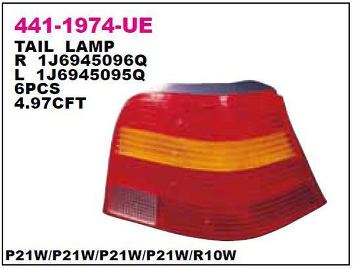 Volkswagen Golf 4 Sağ Stop Lambası Depo (1997-2004) 1J6945096r