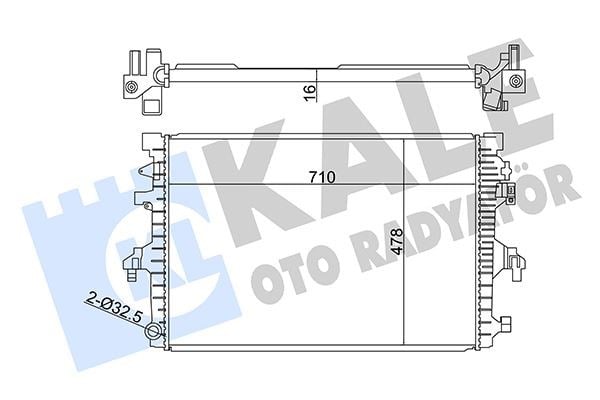 Volkswagen Multivan Transporter Radyatör KALE-RADYATOR