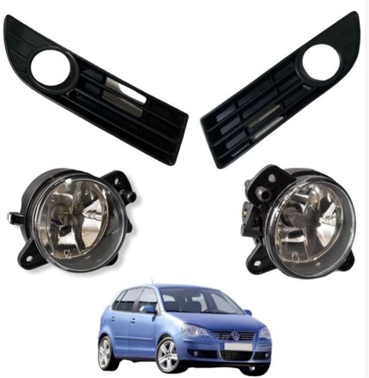 Vw Polo 2006-2009 Sis Lamba Seti + Çerçeve