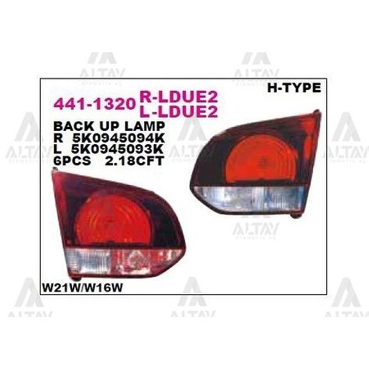 Volkswagen Golf 6 Stop Lambası İç Sağ Depo (2010-2013) 5K0945094aa