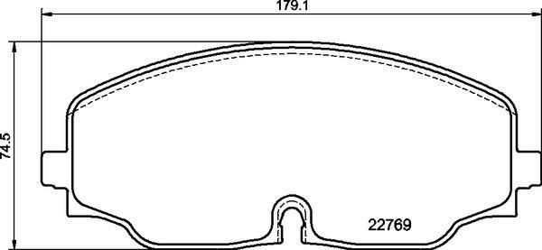 Volkswagen Ön Fren Balatası Low-Met BREMBO