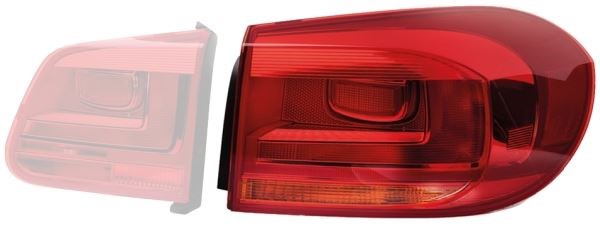 Volkswagen Tiguan 5N Komple Arka Lamba Sol HELLA