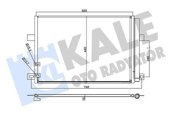 Volkswagen Amarok Kondenser KALE-RADYATOR