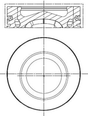 Volkswagen Piston Komple MAHLE