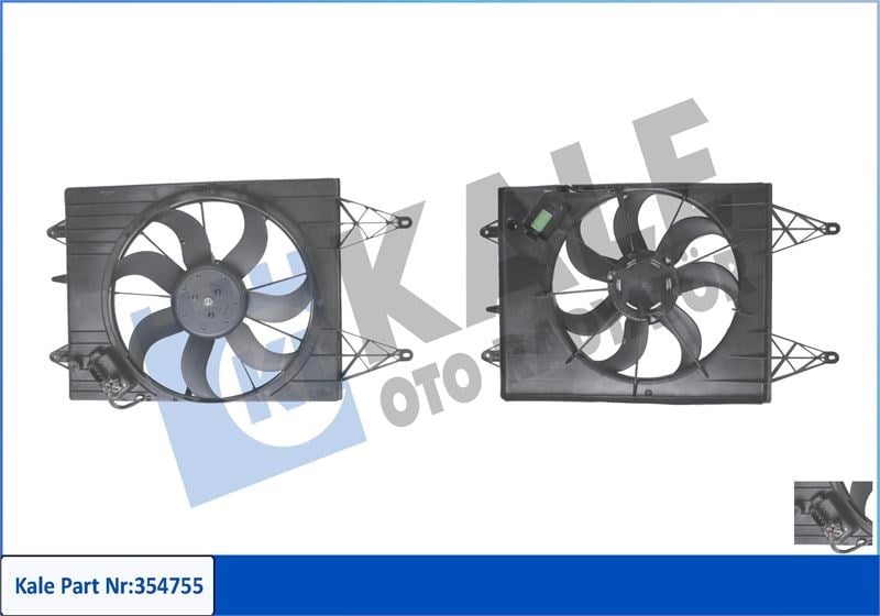 Volkswagen Fox Voyage Fan Motoru KALE-RADYATOR