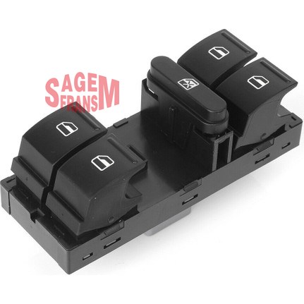 Volkswagen Golf 5 Plus Jetta Passat Cam Açma Düğmesi Dörtlü Ön Sol SAGEM