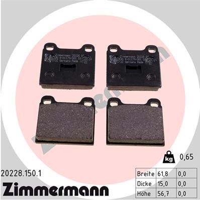 Derby 1977-1984 Golf I 1974-1983 Jetta I 1978-1984 Passat 1973-1986 Polo... ZIMMERMANN