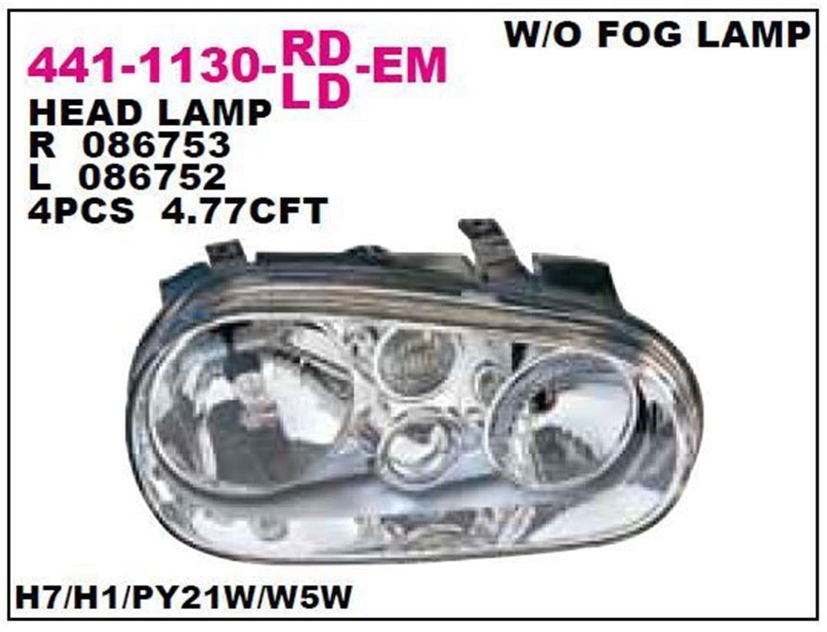 Volkswagen Golf 4 Sol Far Depo (1997-2004) 1J1941017f