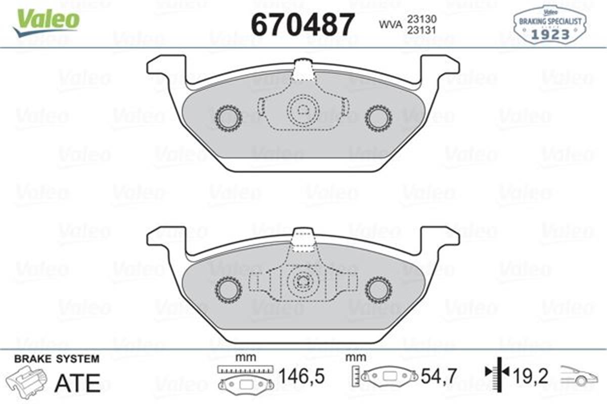 Volkswagen Golf 4 Bora Ön Balata 1J0698151a-1J0698151b-6R069815