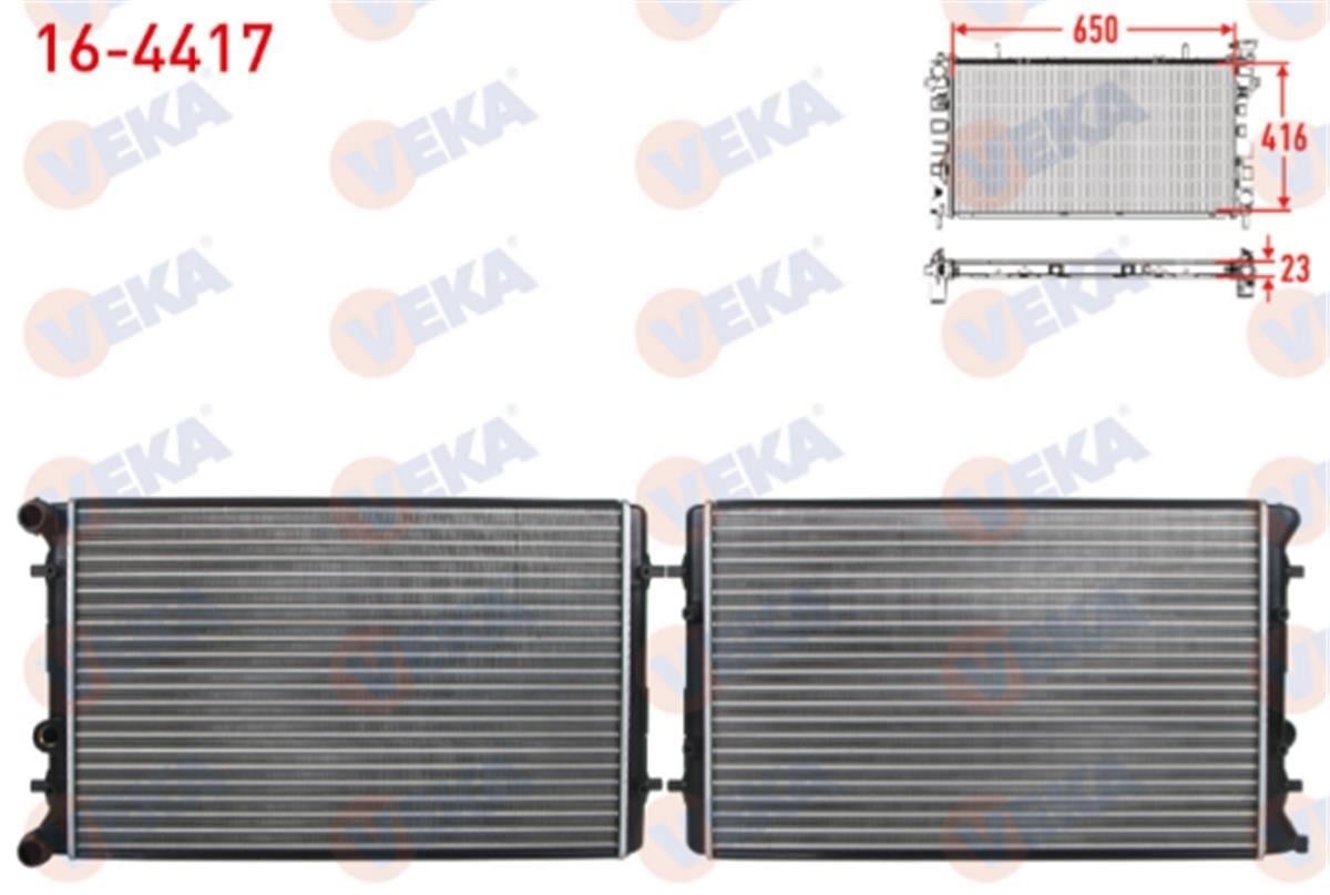 Volkswagen Golf Radyator Su Mekanık Akl-Aeh-Golf 1J0121253