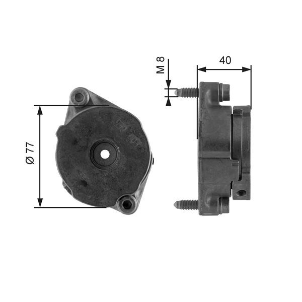 Volkswagen T4 Caddy II Golf III IV Alternatör Gergi Rulmanı 1.9D-1.9TDI GATES