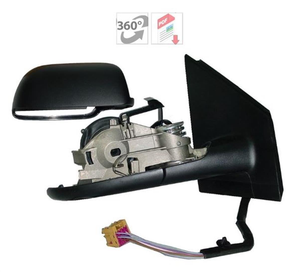 Vw Polo 02-05 Dış Ayna Sağ Elektrikli Viewmax