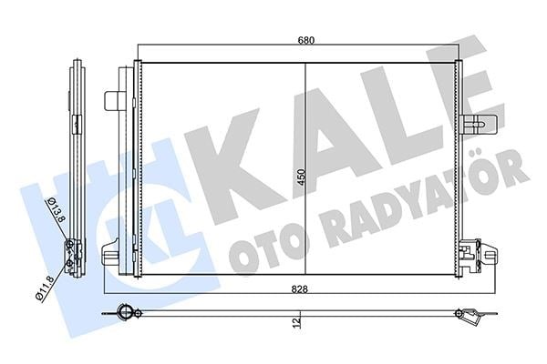 Volkswagen Transporter 6 Multivan 6 Kondenser 2.0TDI Kurutuculu KALE-RADYATOR