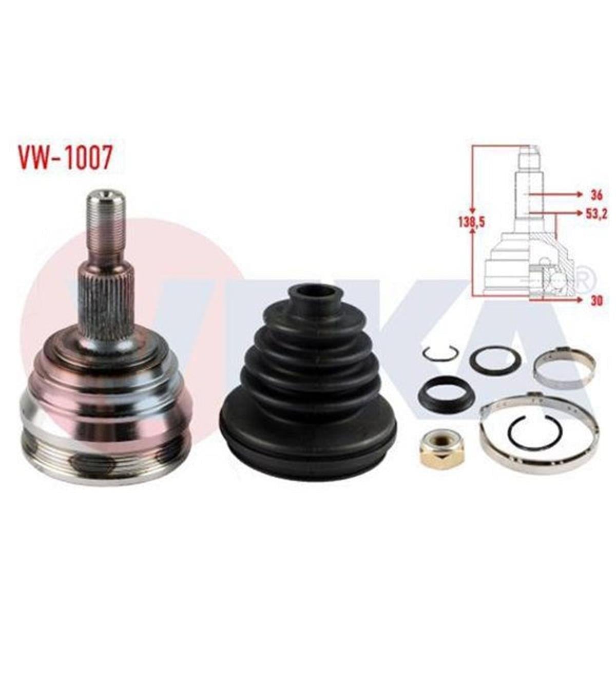 Vw Golf 4 Bora Dış Aks Kafası Veka