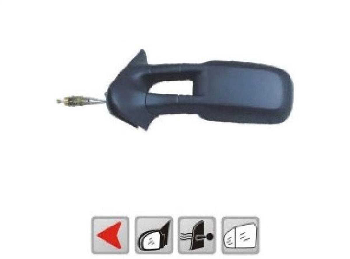 Vw Caddy 96-00 Dış Dikiz Aynası Sol Manuel Asferik Viewmax