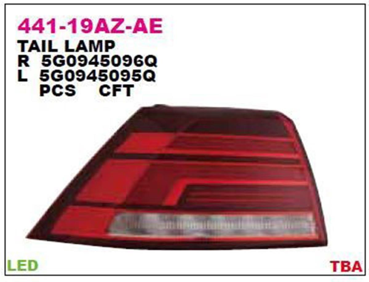 Golf 7 Stop Lambası Dış Sağ Depo (2017 Ve Sonrası) 5G0945096q