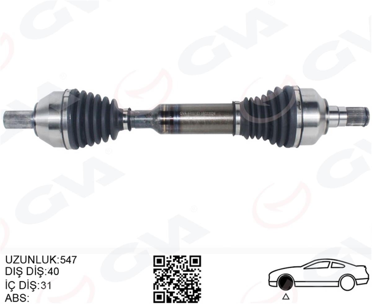 Volvo Xc60 (08>16) 2.4 D Aks Komple Ön Sol Otomatik 31367536