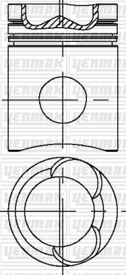 Volvo TAMD 122D Piston Segman Q130.18MM STD YENMAK