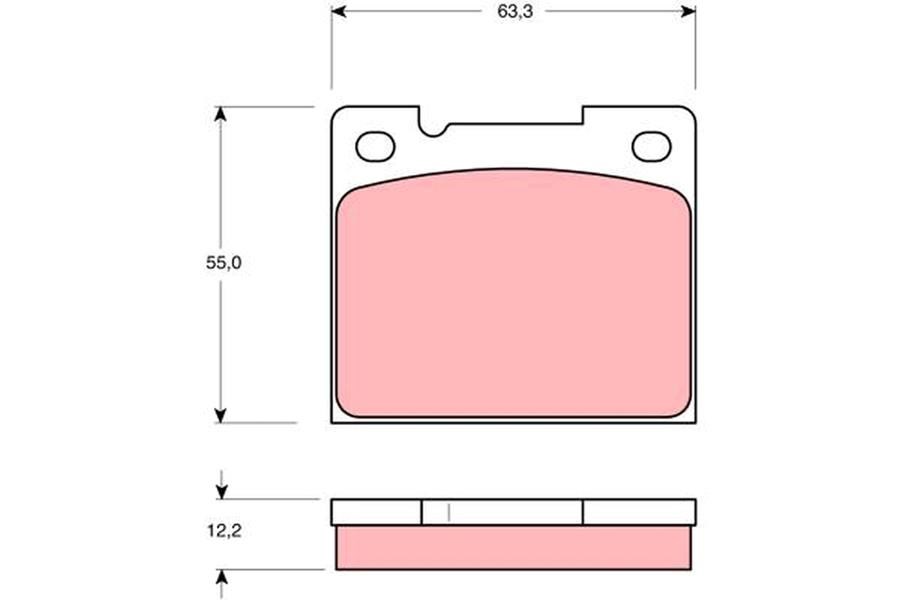 Volvo 240 260 740 780 850 940 Arka Aks Disk Balata TRW