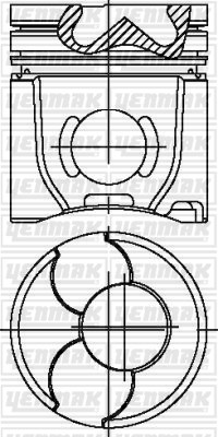 Volvo AD 31 XD.TAMD 31 B.TAMD 31 D.TAMD 41 B.TAMD 41 D Piston Segman... YENMAK