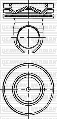 Volvo B 12 FH 12 FHL12 Piston Segman Q131.01MM STD YENMAK