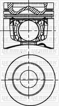 KHD Volvo TCD 2012 L4 2V Euro 3 Piston Segman Q101.5mm 050 YENMAK