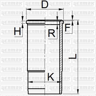 Volvo TD 122 F/FH/FK/FS Gömlek Q130.18mm STD YENMAK