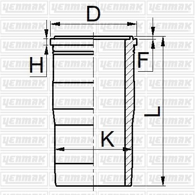 Volvo D 12 A Gömlek Q131.0MM STD EURO 2 YENMAK