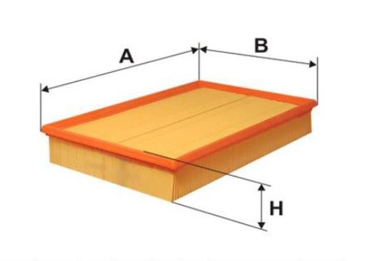 Volvo S60 2.0T 2.4 2.4D 2.4T 2.5T Hava Filtresi Grat