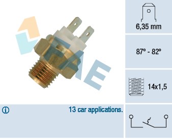 Volvo 340 360 Fan Müşürü 87-82 FAE