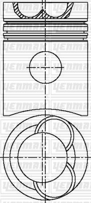 Volvo TAMD 122D Piston Segman Q130.18MM STD YENMAK