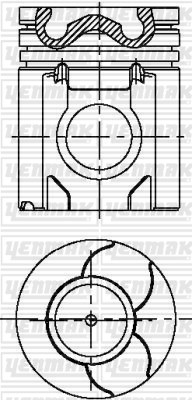 Volvo D 6 A 230 Euro 2-FL 618 Piston Segman Q98.43MM STD YENMAK