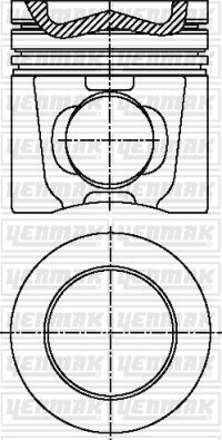 Volvo D9A Piston Segman Q120.0MM STD YENMAK
