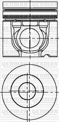 Volvo TAD 530-TAD 722-TAD 721-TAD 720-TAD 520-D7A Piston Segman Q108.0MM STD YENMAK