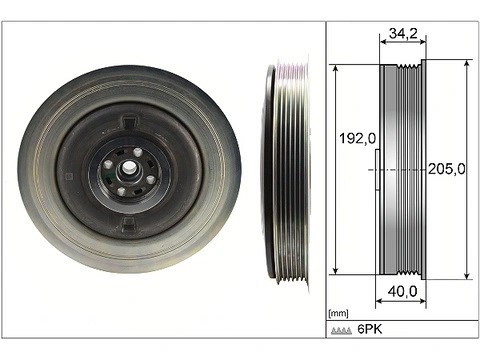 Volvo S60 II Krank Kasnağı INA