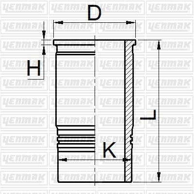 Volvo D7E Gömlek Q108.0MM STD EURO 5 YENMAK