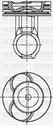 Volvo F12 B12 NL12 TD 123 E Euro1 Piston Segman Q130.175MM STD YENMAK