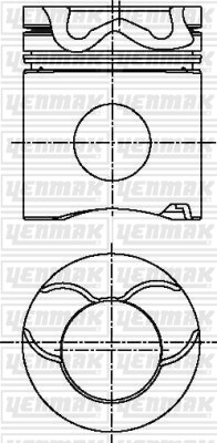 Volvo TD103 E Euro 2 Piston Segman Q120.65MM STD YENMAK