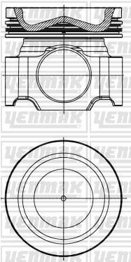 Volvo Piston Segman Q131.01mm STD YENMAK