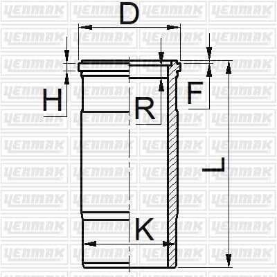 Volvo D7 A/B Gömlek Q104.78MM STD YENMAK
