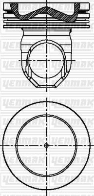 Volvo D12C Piston Segman Q131.01MM STD YENMAK
