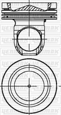 Volvo DH12 DE340 D12F Piston Segman Q131.01MM STD YENMAK