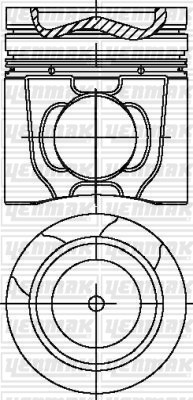 Volvo FM 300/340/380-FM 9/300 Piston Segman Q120.0MM STD YENMAK