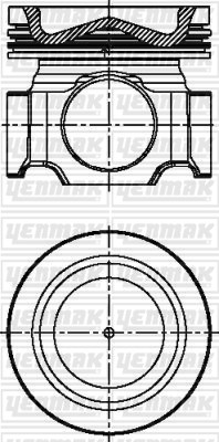 Volvo Renault Truck FH 480 FH 520 FM 480 Piston Segman Q131.01MM STD YENMAK