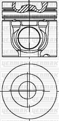 Volvo D7D Piston Segman Q108.0MM STD YENMAK